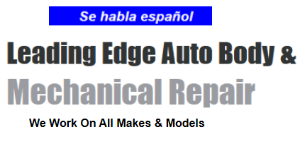 logo leading edge auto body and mechanical Repair Baltimore MD